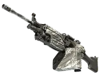 M249 | Sleet (Well-Worn) skin