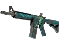 M4A4 | Poseidon (Testado no Terreno) skin