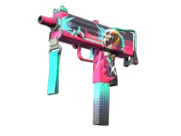 MAC-10 | Neon Rider (Well-Worn)