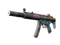 MP5-SD | Neon Squeezer (Battle-Scarred)
