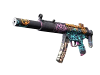 MP5-SD | Neon Squeezer (Well-Worn)