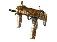 MP7 | Amberline (Battle-Scarred) skin