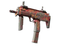 MP7 | Coral Paisley (Battle-Scarred)