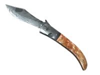 ★ Navaja Knife | Damascus Steel (Well-Worn)