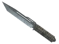 ★ Paracord Knife | Damascus Steel (Well-Worn)
