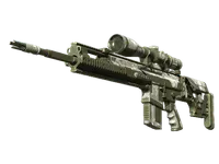 SCAR-20 | Arctic Camo Panels (Battle-Scarred) skin