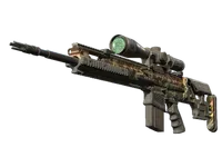 SCAR-20 | Caged (po ciężkich walkach) skin