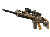 SCAR-20 | Short Ochre (Battle-Scarred)