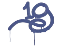 Versiegeltes Graffito | 1G (SWAT-Blau) skin