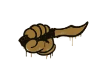 Sealed Graffiti | Backstab (Desert Amber)