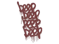 Sealed Graffiti | BEEP (Brick Red) skin