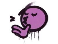 Grafiti precintado | Beso de chef (rosa bazuca) skin
