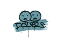 Sealed Graffiti | Double (Wire Blue)