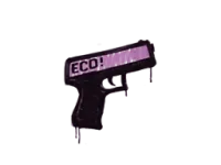 Zalakowane graffiti | Eco (róż bazooki) skin