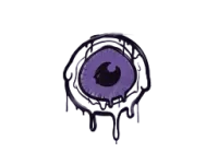Zalakowane graffiti | Gała (potworna purpura) skin