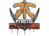 Zalakowane graffiti | Fnatic | Kraków 2017 skin