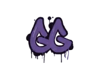 Zalakowane graffiti | GGEZ (potworna purpura) skin