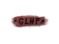 Zalakowane graffiti | GLHF (ceglana czerwień) skin