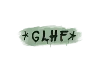 Zalakowane graffiti | GLHF (pieniężna zieleń) skin