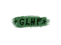 Zalakowane graffiti | GLHF (zieleń dżungli) skin
