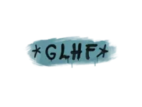 Sealed Graffiti | GLHF (Wire Blue)
