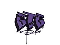 Grafíti selado | GTG (Monster Purple) skin