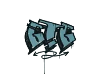 Sealed Graffiti | GTG (Wire Blue)