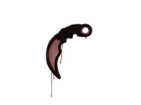 Versiegeltes Graffito | Karambit (Ziegelrot) skin