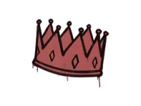 Zalakowane graffiti | Ukoronowanie (krwista czerwień) skin