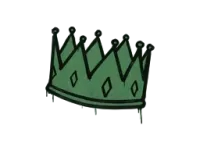 Sealed Graffiti | King Me (Jungle Green) skin