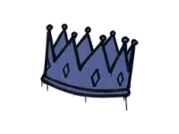 Sealed Graffiti | King Me (SWAT Blue) skin
