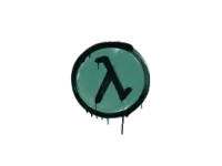 Sealed Graffiti | Lambda (Frog Green)
