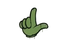 Grafíti selado | Loser (Battle Green) skin