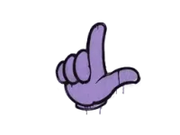 Versiegeltes Graffito | Loser (Brutales Violett) skin