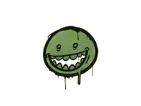 Sealed Graffiti | Mr. Teeth (Battle Green)