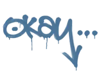 Sealed Graffiti | Okay (Monarch Blue)