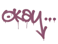 Sealed Graffiti | Okay (Princess Pink)