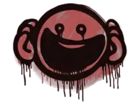 Zalakowane graffiti | OMG (krwista czerwień) skin