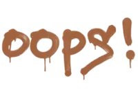 Sealed Graffiti | Oops (Tiger Orange)