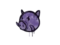 Sealed Graffiti | Piggles (Monster Purple)
