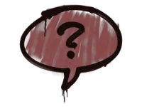 Grafíti selado | Question Mark (Brick Red) skin