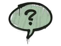 Sealed Graffiti | Question Mark (Cash Green)