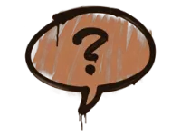 Sealed Graffiti | Question Mark (Tiger Orange) skin