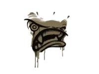 Zalakowane graffiti | Furiat (pustynny brąz) skin