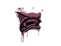 Zalakowane graffiti | Furiat (róż księżniczki) skin
