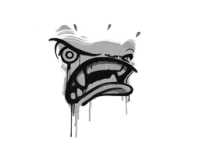 Versiegeltes Graffito | Rage Mode (Haiweiß) skin