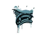 Grafiti precintado | Modo furia (azul cable) skin