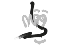 Zalakowane graffiti | Odrzut MP9 (biel żarłacza) skin