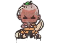 Zalakowane graffiti | Szaolin skin