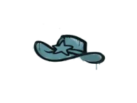 Sealed Graffiti | Sheriff (Wire Blue)